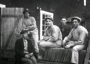 Ivar Lantz, Gustav Andersson, Carl Harrsjö, Gösta Sundström. Gerhard Andersson.